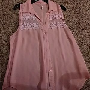 Pink, lace, comfortable